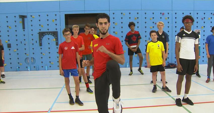 Jaouad Achab Haalt Het Journaal Met Training In Brugge | Taekwondo